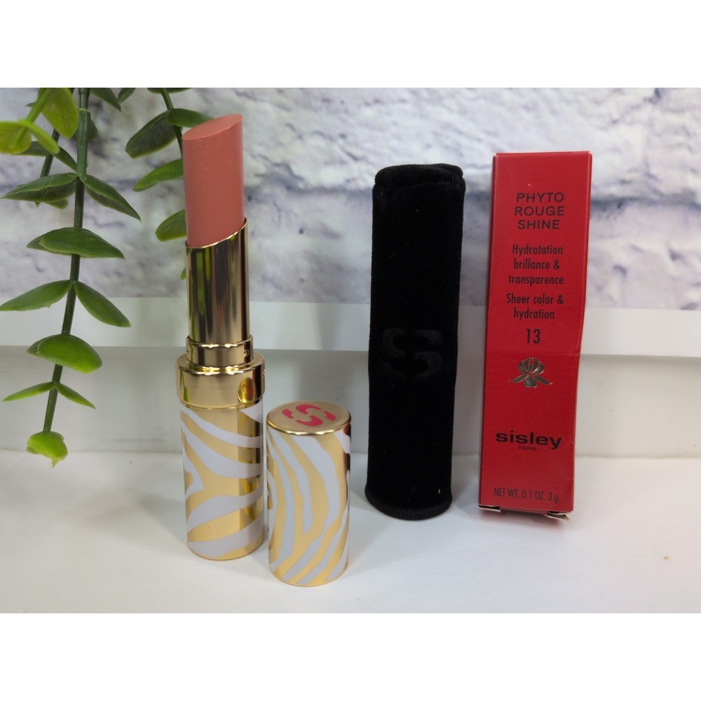 NIB WITH VELVET SLEEVE😍Sisley 13 Sheer Beverly Hills Lipstick Phyto-Rouge Shine